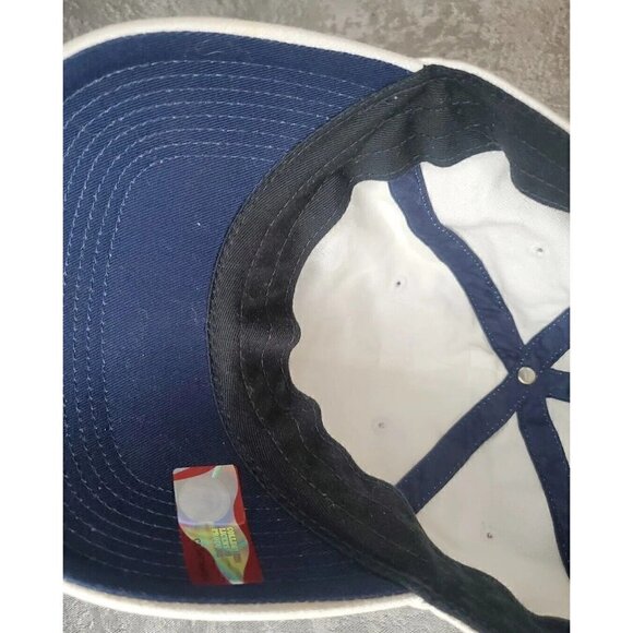 SOLD! NOT AVAIL! Brigham Young Cougars Strapback Dad Hat White Relaxfit RARE cap - Picture 9 of 11